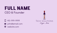 Wine Bottle Tie  Business Card