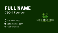 Leaf Lawn Landscaping Business Card