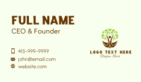 Human Nature  Conservation Business Card Design