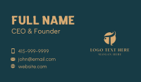 Premium Letter T Business Card