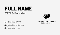 Black Crow Aviary  Business Card