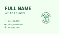 Tree Planting Organic Business Card