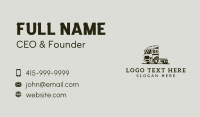 Flatbed Truck Shipping Business Card