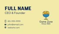 Refreshment Business Card example 4