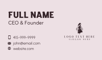 Feminine Dress Fashion Business Card