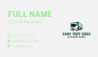 Cargo Truck Logistics Business Card Design