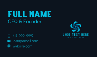 Digital Tech Fan Business Card Design