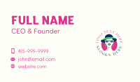 Woman Hat Fashion Business Card