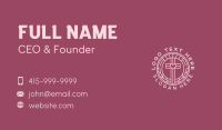 Worship Ministry Church Business Card