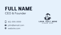 Mohawk Skull Streetwear Business Card