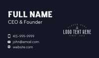 Camp Business Card example 4