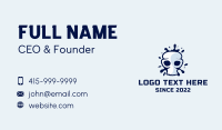 Skull Paint Graffiti  Business Card Design