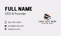 Construction Bulldozer Equipment  Business Card