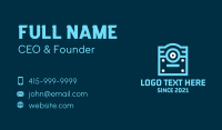 Online Cyclops Book  Business Card Design