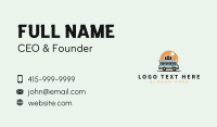 Book Bag Travel Van Business Card Design