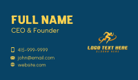 Thunderbolt Fast Runner Business Card