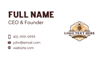 Organic Honey Bee Hive Business Card