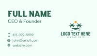 Beach Palm Hammock Business Card