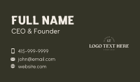 Elegant Wordmark Business Business Card