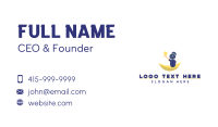 Preschool Boy Stars Business Card Design