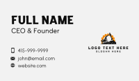 Mountain Cog Excavator  Business Card Design