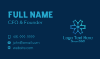 Star Molecule Circuit Business Card