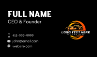 Car Racing Garage Business Card