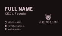 Feline Cat Animal Business Card