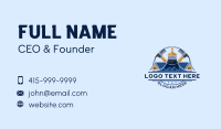 Paint Hammer Carpentry Business Card