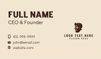 Father Beard Mascot  Business Card