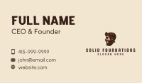Father Beard Mascot  Business Card