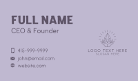 Minimalist Gem Crystal Business Card