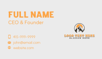 Climbing Mountain Summit Business Card