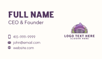 Natural Taro Cupcake Business Card Design