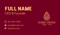 Elegant Building Property  Business Card