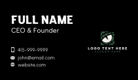 Wild Reptile Eye Business Card Design