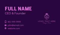 Floral Perfume Scent Business Card Design