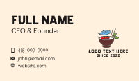 Bowl Business Card example 1