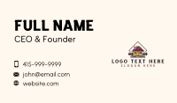 House Cabin Roofing Business Card