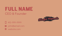 Underground Business Card example 3