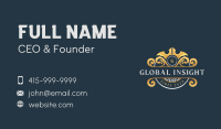  Premium Crown Crest Business Card