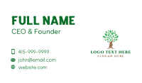 Natural Tree Environment Business Card Design