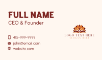 Lotus Hand Spa Business Card
