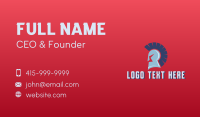 Spartan Gaming Warrior Business Card