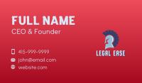 Spartan Gaming Warrior Business Card