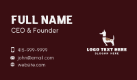 Pet Dog Shop Business Card