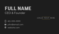 Legal Business Card example 3