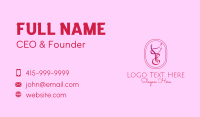 Ladies Drink Business Card example 4