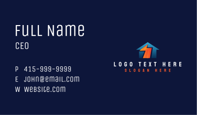 House Electric Voltage Business Card