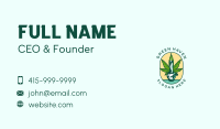 Marijuana Leaf Bong  Business Card Image Preview